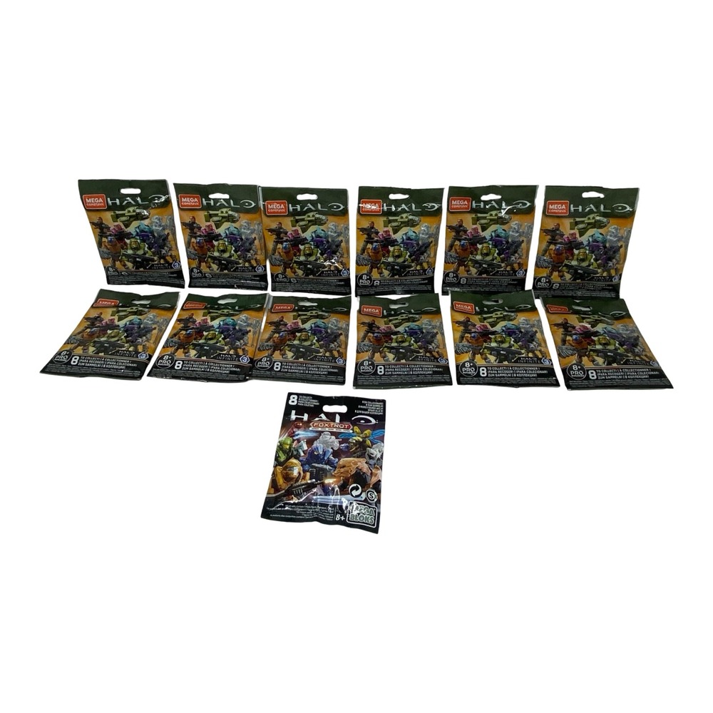 Mega Construx Halo Infinite Series 3 & Foxtrot Blind Bag Lot 13 Mystery Packs